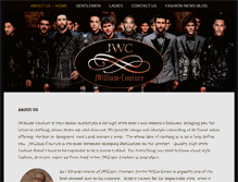 Tablet Screenshot of jwilliam-couture.com
